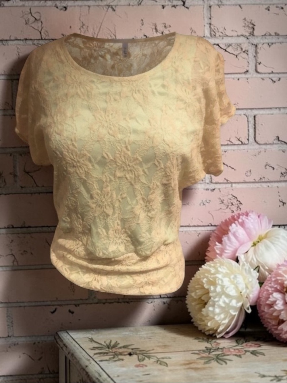 Delicate lace top